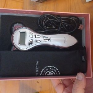 4D Microcurrent Body Massager Roller,Electric Rechargeable Face Lift Roller